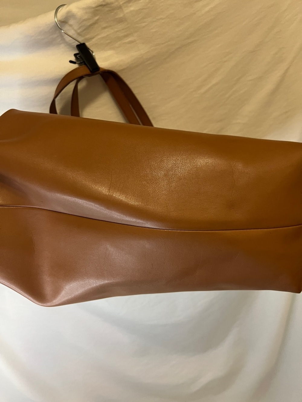 Madewell Cognac Brown Plant Based Faux Leather . - Picture 6 of 12